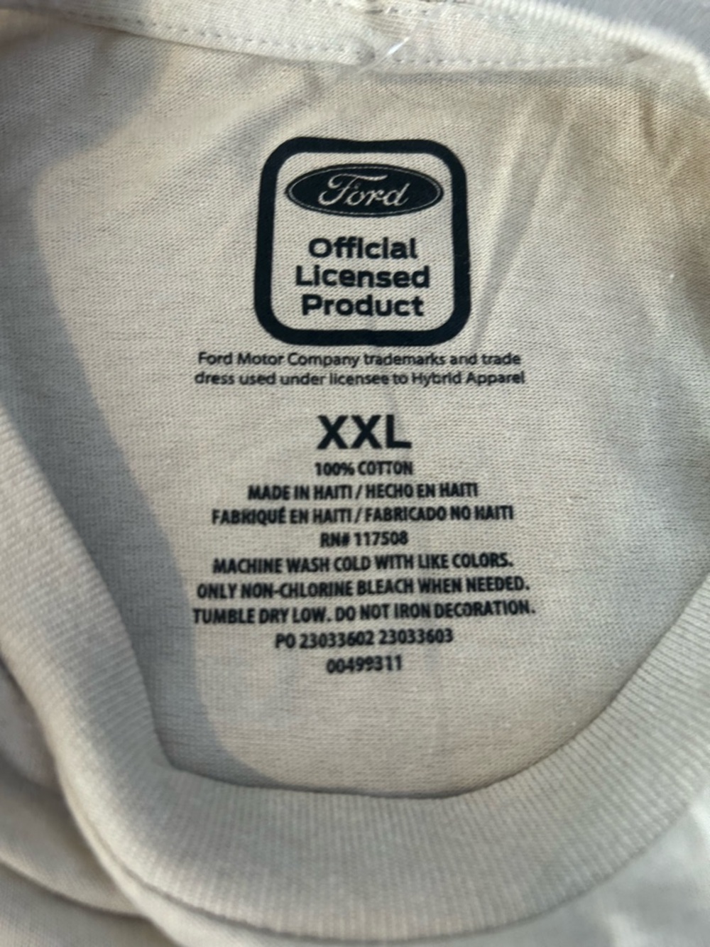 Men’s t-shirt XXL 100%cotton (NWT) (b2) - Picture 3 of 4